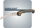 Woodland Tools Duralight Folding Saw – Curved Pruning Saw with Hardened Steel Blade, 3-Position Lock, Soft Grip Handle – Manual Tool for Tree Trimming, Branch Cutting, and Yard Work