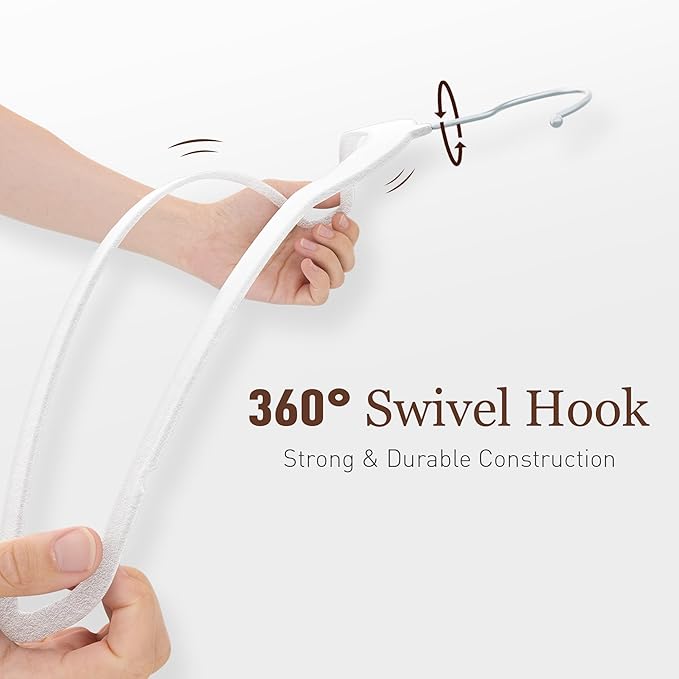 Velvet Hangers 100 Pack, Slim Non-Slip Clothes Hangers Space-Saving for Closet, Heavy Duty for Pants, Coats, Skirts, Jeans, Sweaters and More, Nylon-Flocked, White