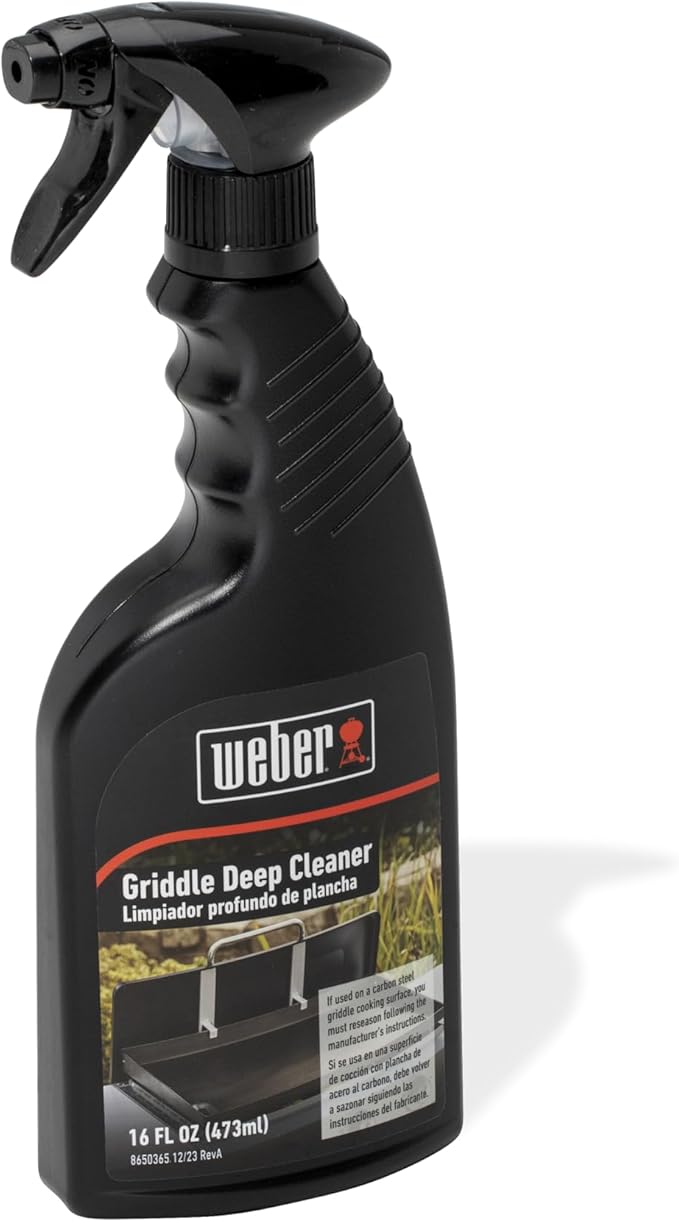 Weber Griddle Deep Cleaner – Powerful Burnt‑On Grease & Residue Remover for Flat‑Top Griddles, Side Tables & Outdoor Grill Surfaces
