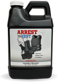 Arrest My Vest Military Grade Laundry Booster Deodorizer For Strong Odor to Get The Sweat Smell Out of Clothes, Uniforms, Police Gear, and All Fabrics - Unscented - 1 64oz Bottle Laundry Supplies