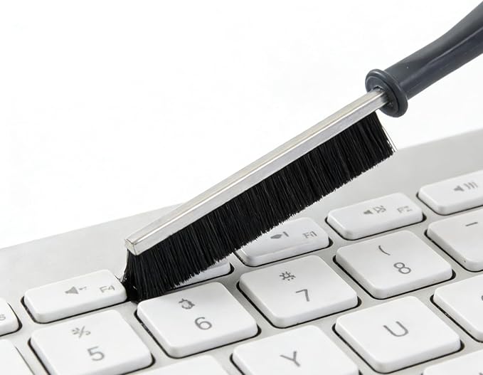 3-Pack Grout and Crevice Cleaning Brushes Set, Hard Bristle Multi-Surface Gap Brush for Tile Grout, Windows, Doors, Sink Edges, Shower Tracks
