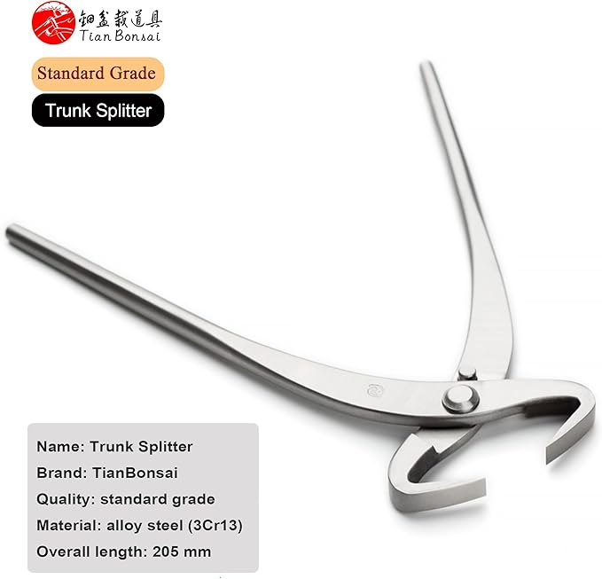 tianbonsai Standard Series Bonsai Tools Trunk Splitter/Root Cutter from (205 Mm Trunk Splitter)