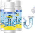 2026 New Multi-functional Sink & Drain Cleaner Powder, Quick Foaming Heavy Duty Clog Remover for Kitchen, Bathroom, Shower & Sewer Drains (3PCS)