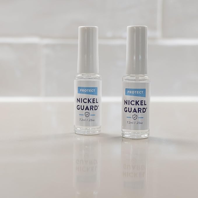 Nickel Guard® 2-Pack | Clinically Proven Clear Coating, Stops Nickel Contact