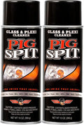 Glass and Plexi Cleaner for a Streak-Free Shine for Home and Automotive Use | 13 oz.| 2-Pack