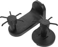 2pcs Nailless Kitchen Utensil Hooks Wall Mount, 360° Rotatable Plastic Utensil Hanger for Hanging Cooking Tools, Strong Adhesive Hooks for Kitchen Storage and Organization
