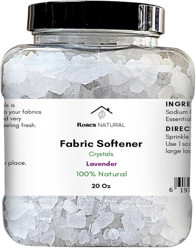 Fabric Softener Crystals, Freshens and Softens Fabrics, 3 Pleasant Scent (Lavender, 20 oz)