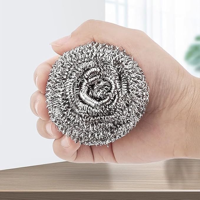 12Pcs Stainless Steel Cleaning Ball for Cleaning Dishes, Pans, Pots, Ovens, Grills, Sinks - Stainless Steel Wire Ball Kitchen
