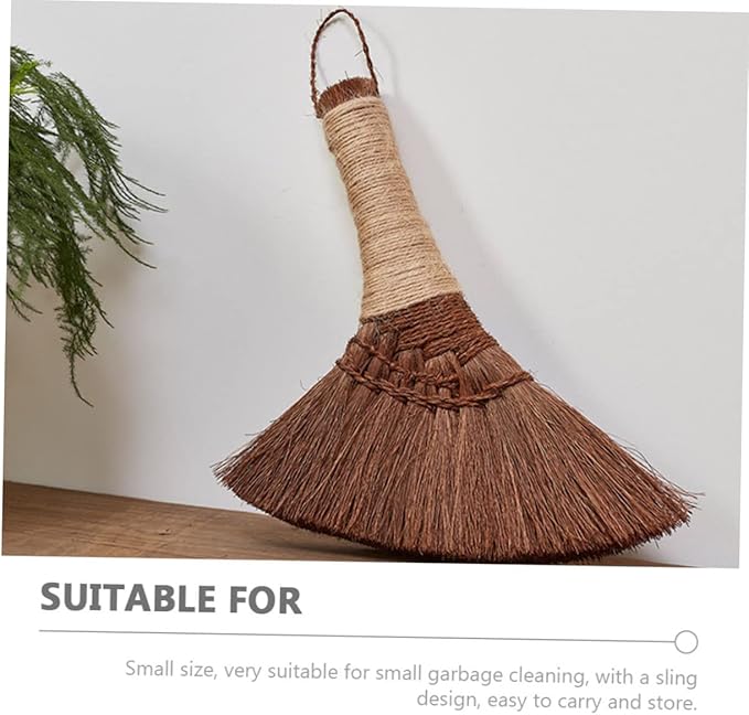 Palm Broom Desktop Broom with Dustpan Household Cleaning Accessory for Efficient Sofa and Bed Cleaning Ideal for Dust and Debris Removal in Home Environments