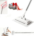 Snap Grip Mini Mop No-Touch Automatic Gripping Mopa Desechable para Polvo Mini Lazy Dust Mop & Sweeper Mops for Dry Wet Disposable Pads, Multi Surface Floor Cleaning (1 mop + 10 Cloths)