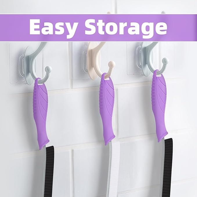 Hard Bristle Crevice Cleaning Brush - Cleaning Supplies - Grout Cleaning Brushes for Household Use - Crevice Cleaning Tool for Bathroom, Home and Kitchen (3, Purple)