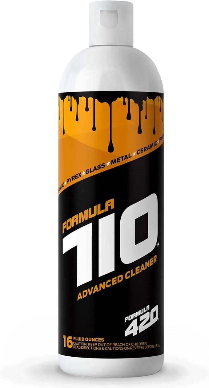 Formula420 Formula 710 Advanced Cleaner by Formula 420 | Glass Cleaner | Cleaner Value Pack | Safe on Glass, Metal, Ceramic, Quartz and Pyrex | C1 - Formula 710 Advanced 16 oz