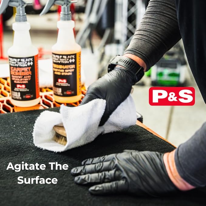 P & S Professional Detail Products Terminator Enzyme Spot & Stain Remover – Professional Upholstery & Carpet Cleaner, Eliminates Grease, Dirt, Protein-Based Stains, Fresh Scent - 1 Gallon