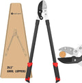 Yesker 29.5" Loppers Heavy Duty Tree Trimmer Sharp Anvil Blade Bypass Loppers up to 1.6 Inch Dia Cut Capacity Compound Action System Limb Branch Cutter Ideal for Tree Trimming Garden Maintenance