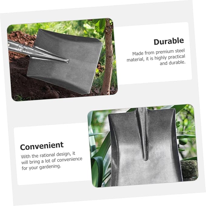 Outdoor Gardening Spade Tool Lightweight Farm Shovel for Planting Weeding Soil Loosening for Outdoor Use Efficient Easy to Store