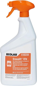 Ecolab Greaselift RTU Non-Caustic Degreaser - 32 FL OZ Spray Bottle