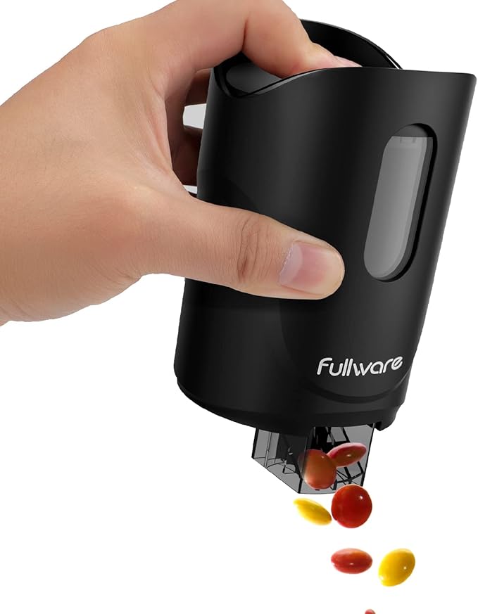 Nuts Dispenser 9 oz Keep Fingers Clean Snack Dispenser for Peanuts under 0.7", Cashew kernels, M&M