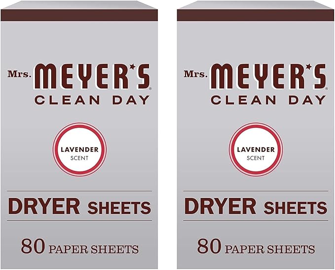Mrs. Meyer's Clean Day Dryer Sheets (Lavender, 2 Pack, 160 Count)