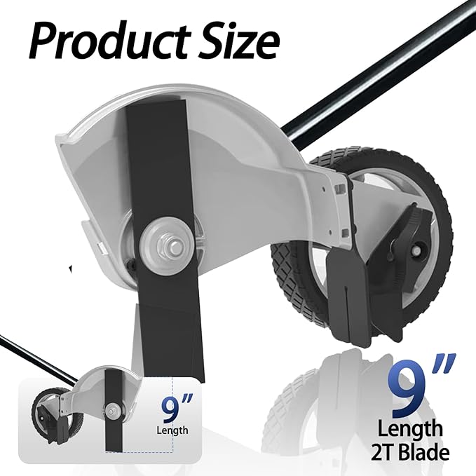 Universal Lawn Edger Attachment Compatible with Remington,Yardman, Snapper, Bolens, Murray, Kobaltand Most Other Major Brands Black