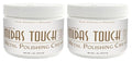 Rolite Midas Touch Metal Polishing Cream, 1 lb, 2 Pack, Cleaner and Polishing Rouge for Silver, Gold, Brass, Copper, Chrome, Restores Luster to Metal Surfaces, Polishing