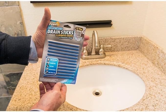 Instant Power Stick Enzymatic Drain Opener 12 pk - Total Qty: 1