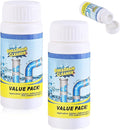 2026 Upgraded Sink Drain Cleaner, Multi-functional Sink and Drain Cleaner Powder Cleaning, Drains Foam Cleaner, Powerful Pipe Dredging Agent for Home Kitchen Toilet (2Pcs)