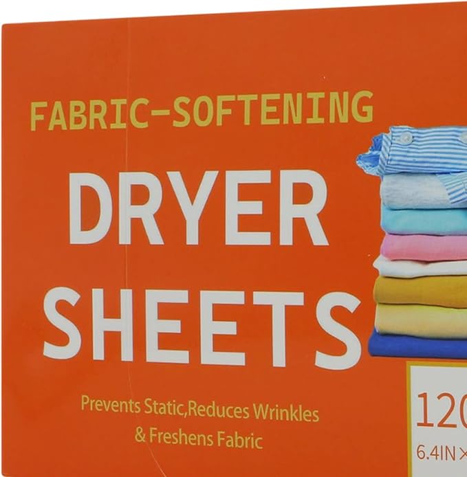 Fabric Softener Sheets 120 – Pieces Scented Clothes Washing, Softening Tablets Dryer, Apartment Washer Dormitory Laundry Bathroom | Dryer Apartment Washer Dormitory Laundry Bathroom Household