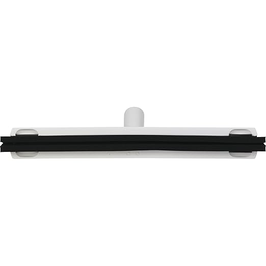 Vikan 77525 Squeegee,Fixed Head,Bench,16",PP/RB,White