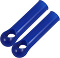 2pcs Universal Broom Handle End Caps Replacement Grip 19mm Navy Sweeper Handle Covers for Household Cleaning and Dustpan Broom Accessory