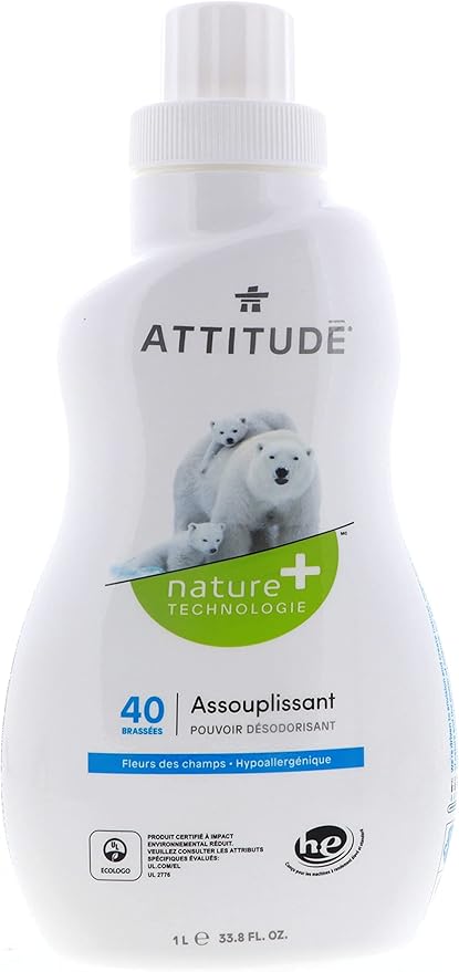 Attitude Fabric Softener, Wildflowers 33.8 fl. Oz (1)