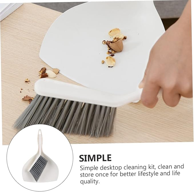 Mini Broom Dustpan Brush Dustpan Set Portable Cleaning Kit Compact Household Supplies