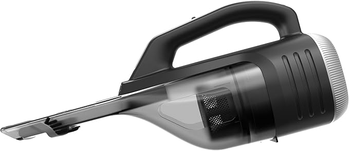 BLACK+DECKER Dustbuster Reveal Handheld Vacuum Cordless, Car Vacuum Portable Cordless, LED Light, Long Run Time, Rechargeable Lightweight Dust Buster, Includes Crevice Tool, Charging Base (HLVD320B42)