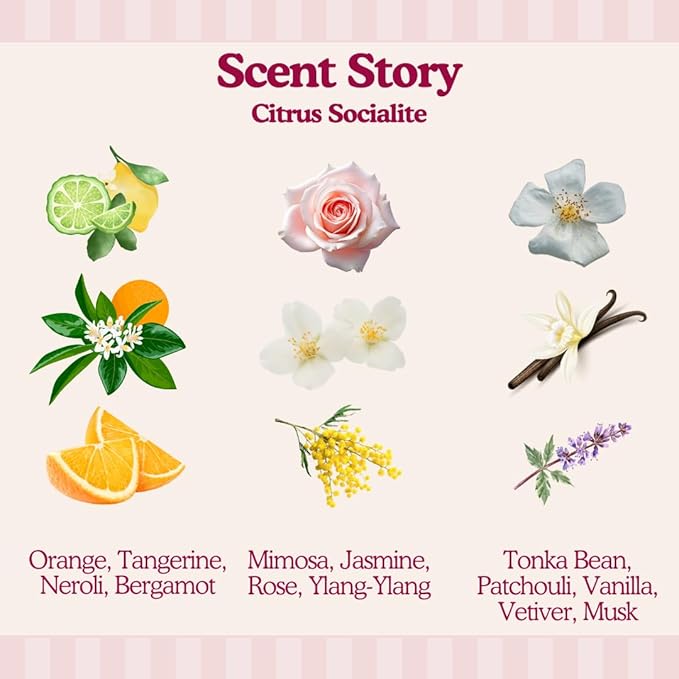 Glory Days In-Wash Scent Booster & Fabric Smell Deodorizer – Citrus Socialite (Bright Citrus Blend) | Chic Laundry Beads for Long-Lasting Fragrance | Plant-Conscious, Plastic-Free, 21 Washes
