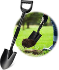 Shovel for Digging, 31" Garden Shovel with Ergonomic D-Grip, Compact Small Metal Spade Shovel for Gardening Camping, Kids Sand Beach Mini Spade, Portable