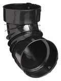 Corrugated Drain Elbow, 6 in. L, Single