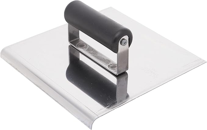 MARSHALLTOWN QLT Stainless Steel Hand Edgers, Plastic Handle Material, 203mm Length, 203mm Width, 3mm Radius, 6mm Lip, Made In The USA, CE526SP