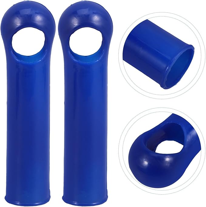 ARTIBETTER 2pcs Plastic Broom Handle Grip Replacement for Sweeping Broom and Dustpan Rod, 19mm Mop Handle End Caps Sleeve Attachment for Household Cleaning Tools