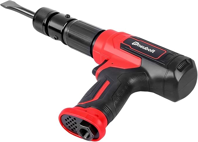 Air Hammer Kit with 4-Piece Chisel Set & Case, 2500 BPM Pneumatic Hammer Set for Automotive Repair, Metal Working, Rust Removal & Home Garage