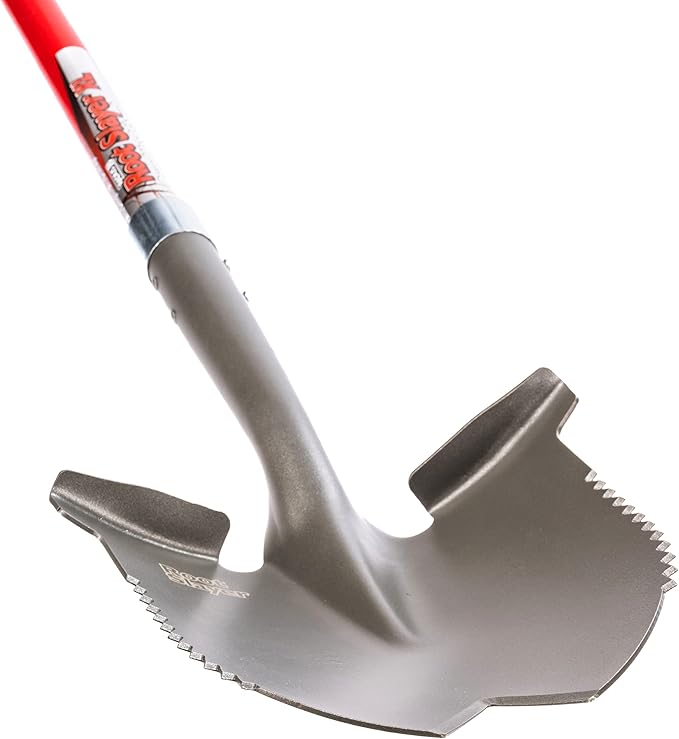 Root Slayer 23211, Round Head Shovel XL, Red