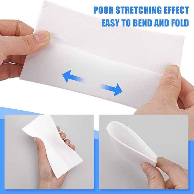 Sawysine 100 Pack Eraser Sheets Sponge Disposable Thin Cleaning Melamine Sheets Foam Sponge Pads Home Eraser Wipes for Kitchen Shoe Furniture Bathroom Shower Cleaner