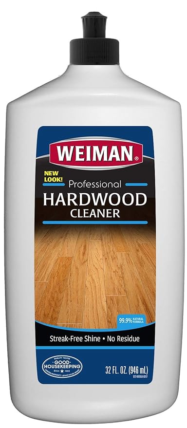 Weiman Hardwood Floor Cleaner – Surface Safe, No Harsh Scent, Safe for Use Around Kids and Pets, Residue Free – 27 oz. Trigger