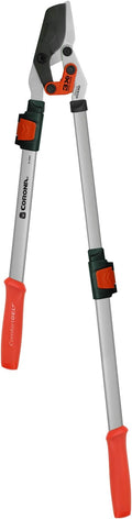 Corona Tools | Branch Cutter DualLINK Extendable Bypass Loppers | Tree Trimmer Cuts Branches up to 1 ¾-inches in Diameter | Handles Extend up to 37 ½inches | SL 4364, Silver