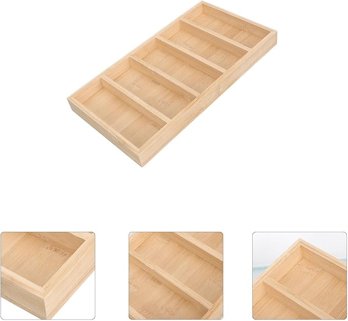 Luxshiny Wooden Glasses Display Tray and Sunglasses Organizer Rack Eyewear Storage Holder for Home and Store, Set of 5