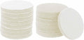 HARFINGTON 16pcs Scrubber Scouring Pads 450 Grits 4 Inch Drill Power Brush Hoop and Loop Surface Conditioning Disc Drill Scuffing Disc Scrub Pads for Home Kitchen Cleaning, White