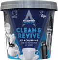 Descaling Foaming Powder | Tea & Coffee Mugs, Pots, Kettles & Stainless Steel | Dissolves Limescale & Eliminates Stains | Astonish Clean & Revive