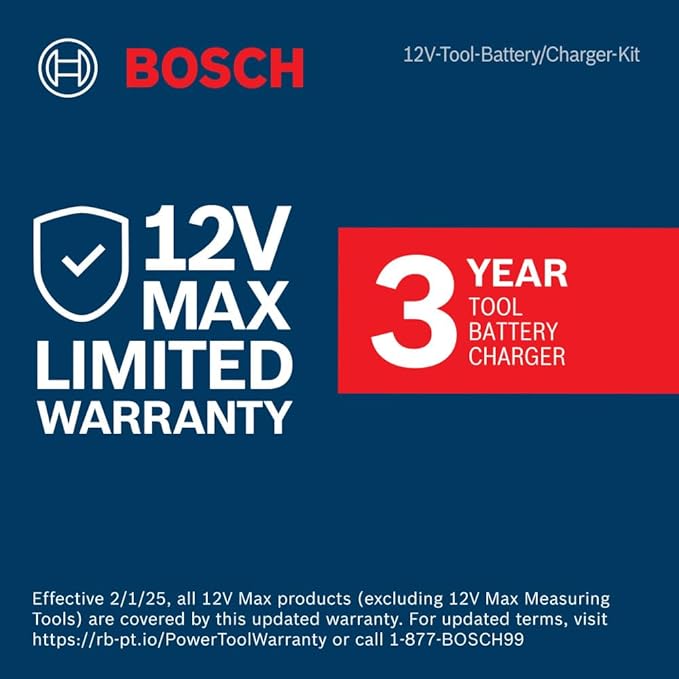 Bosch GXL12V-220B22 12V Max 2-Tool Combo Kit with 3/8 In. Drill/Driver, 1/4 In. Hex Impact Driver and (2) 2.0 Ah Batteries