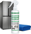 Stainless Steel Coating, 256ML Ceramic Coating for Stainless Steel, Anti Fingerprint Spray, Cerami Coat for Appliances, Stain Resistant, for Appliances, Glass, Tile