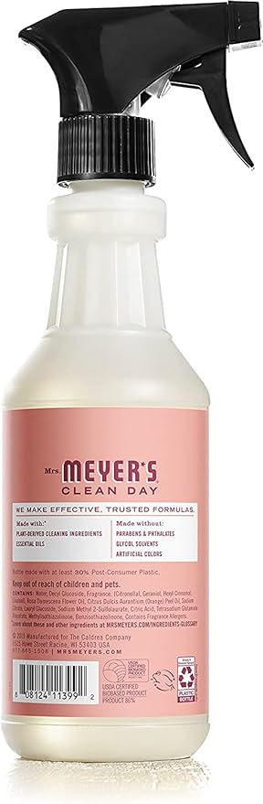 Mrs. MEYER'S CLEAN DAY Variety, 1 Multi-Surface Cleaner, 16 OZ, 1 Multi-Surface Cleaner, 16 OZ, 1 CT (Daisy + Rose)