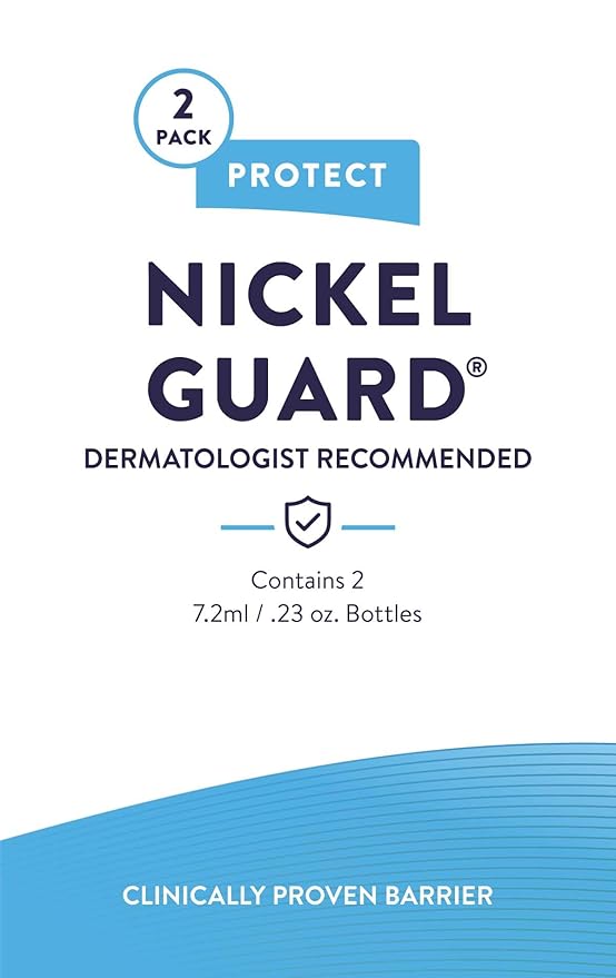 Nickel Guard® 2-Pack | Clinically Proven Clear Coating, Stops Nickel Contact