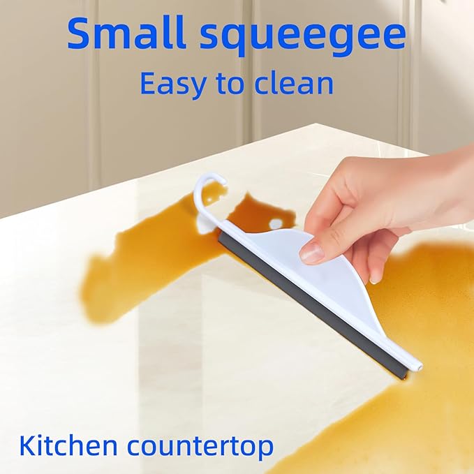 2 Packs Small Shower Squeegee for Glass Doors,Squeegee for Shower Glass,mini Bathroom Squeegee for Window